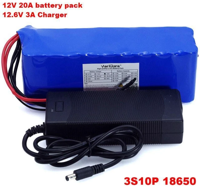 12 V 20000mah Lithium Miner's Lamp Discharge 20a 240w Xenon Lamp Pack with Pcb