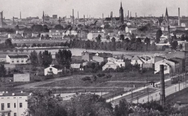 Blick nach Litzmannstadt/ Lodz (Posen) 1933