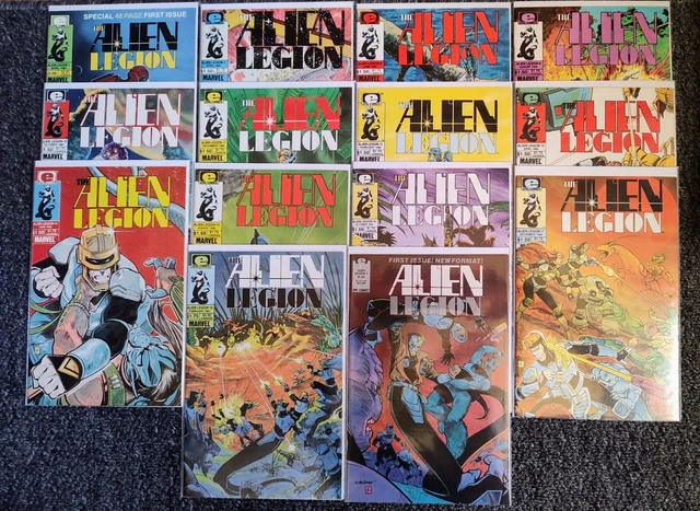 Marvel Epic Comics Alien Legion 14 Issues Lot # 1 7 8 9 10 11 12 13 14 15 16 17+