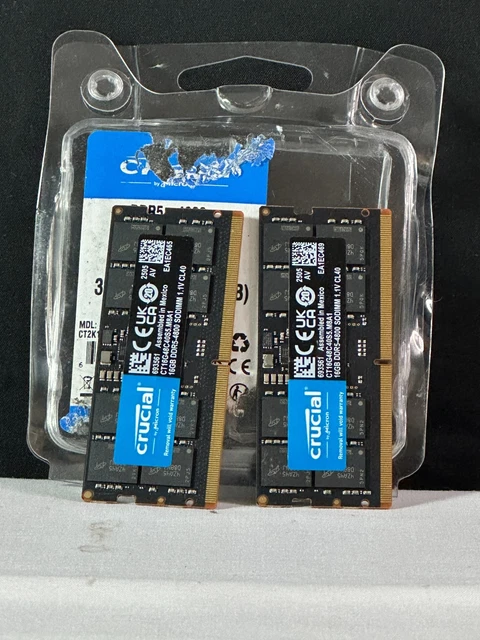 Micron 32GB DDR5 メモリ MT16G48C40U4G Micron 16 GB DDR5-4800MHz