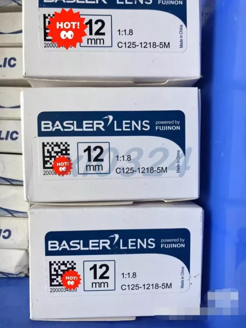 1pcs NEW  Basler c125-1218-5M Fixed focus industrial lens FedEx,DHL shipping
