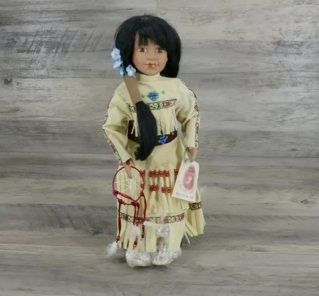 Heritage Signature Collection Shannon Native American Porcelain Doll Vintage