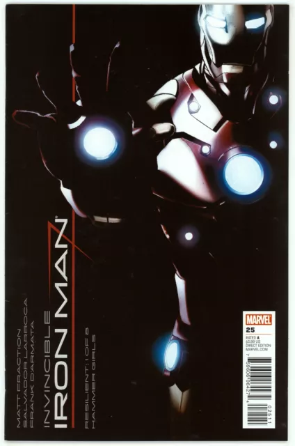 Invincible Iron Man (2008) #25B VF+ 8.5 Salvador Larroca Variant