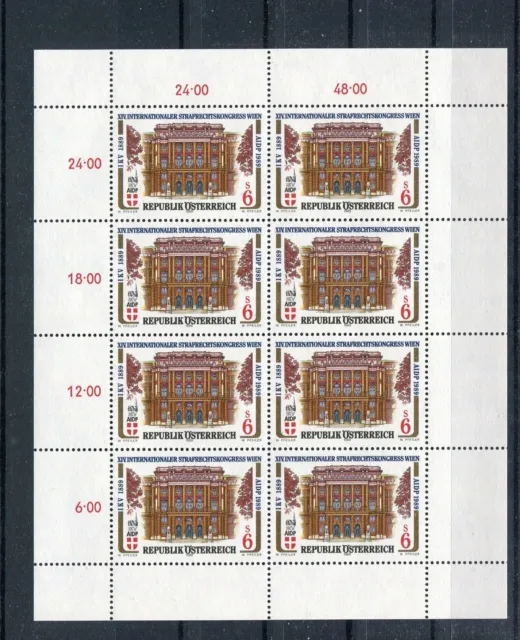 Österreich Mi.-Nr. 1971 postfrischer Kleinbogen - b5757