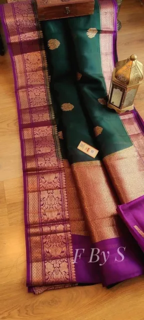 Banarasi Pure Kora Organza Saree