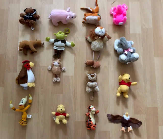 Kuscheltiere, Plüschtiere, Löwe, Elefant, Schwein, Pokemon, 10 - 14 cm, Auswahl