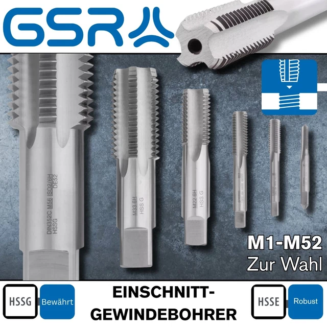 BGS Gewindebohrer Vor- und Fertigschneider M12 x 1,75 2tlg. - 1900 BGS Gewindebohrer Vor- und Fertigschneider M12 x 1,75 2tlg. - 1900