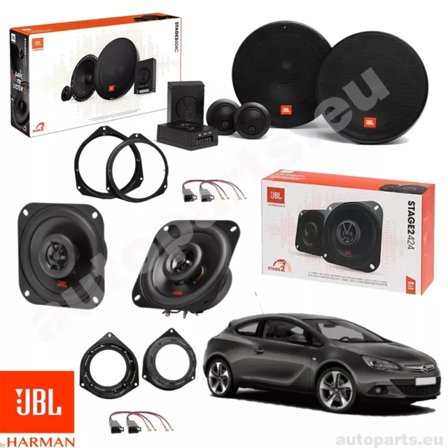 Set 6 Lautsprecher JBL Vorne und Hinten für Opel Astra H Von