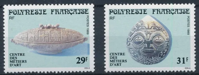 [BIN4621] French Polynesia 1989 Art good set of stamps very fine MNH