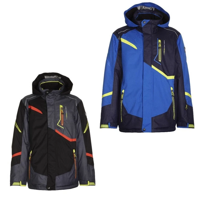 Killtec Skijacke Winterjacke Kinder Jungen Chiran Wasserdicht mit Kapuze schwarz
