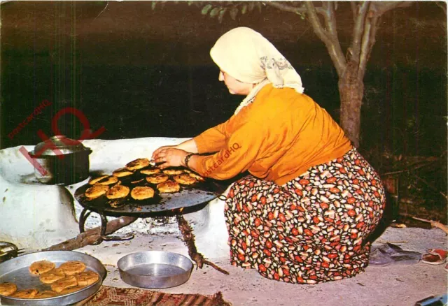 Postcard:-Anadolu Yasantisi, Ermenek (Konya) Yoresinde Yapilan Tarhanabasi