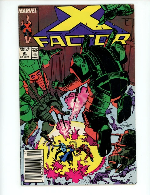 X-Factor #21 Comic Book 1987 FN+ Louise Simonson Walter Marvel Comics