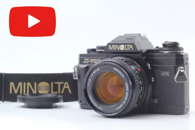 [ MINT ] Minolta New X-700 MPS Film Camera MD Rokkor 50mm f1.4 From JAPAN