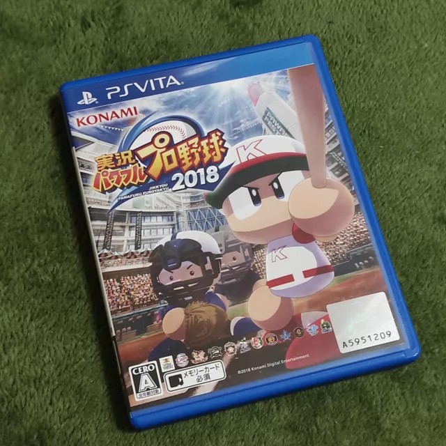 Jikkyou Pawafuru Puroyaku 2018 PS Vita Power Pro Powerful Japan Sony Game *Mint*