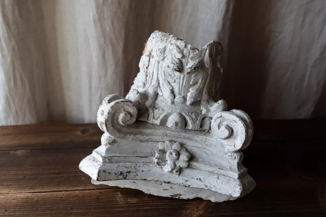 Ancien platre atelier décor de théatre sculpture antique colonne