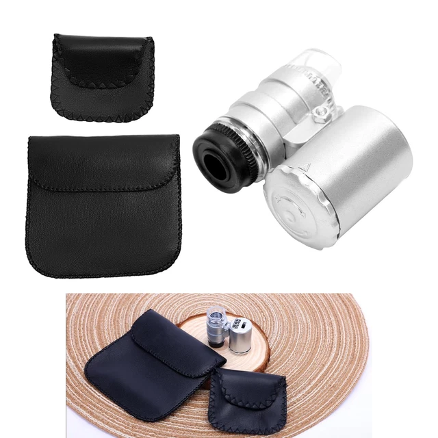 Microscope De Poche 60x Avec LED - Pour éducation, Sciences, Médecine - En Laiton, Neuf