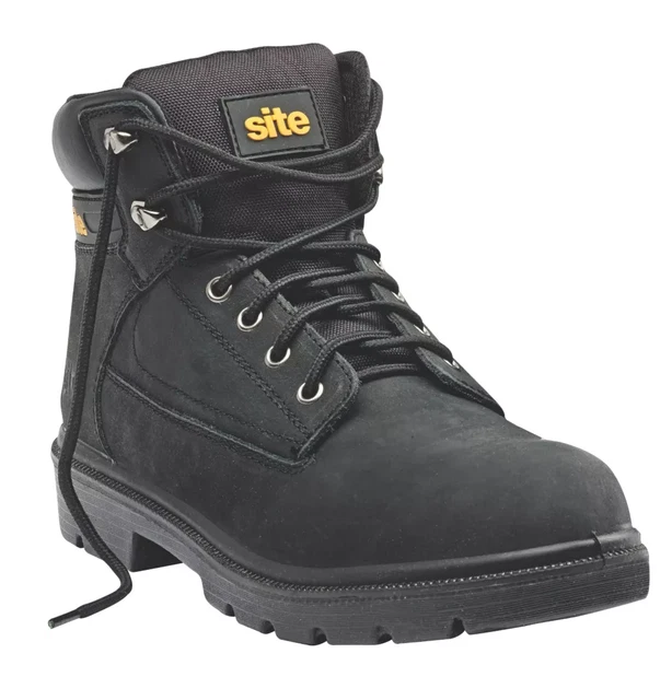 Chaussures De Sécurité Travail Baskets Chantier Souple Noire Hommes Bottes Haute