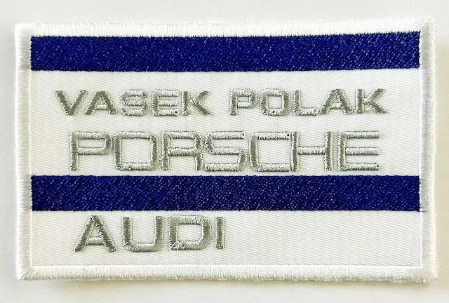 Vasek Polak Porsche Audi Uniform Patch .