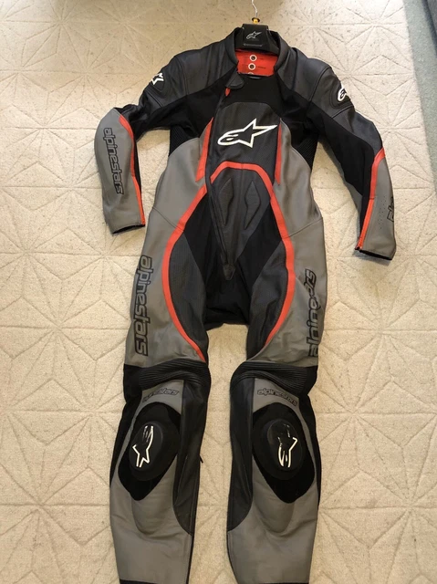 ALPINESTARS ORBITER 1 Piece Leather Motorbike Suit Worn Only