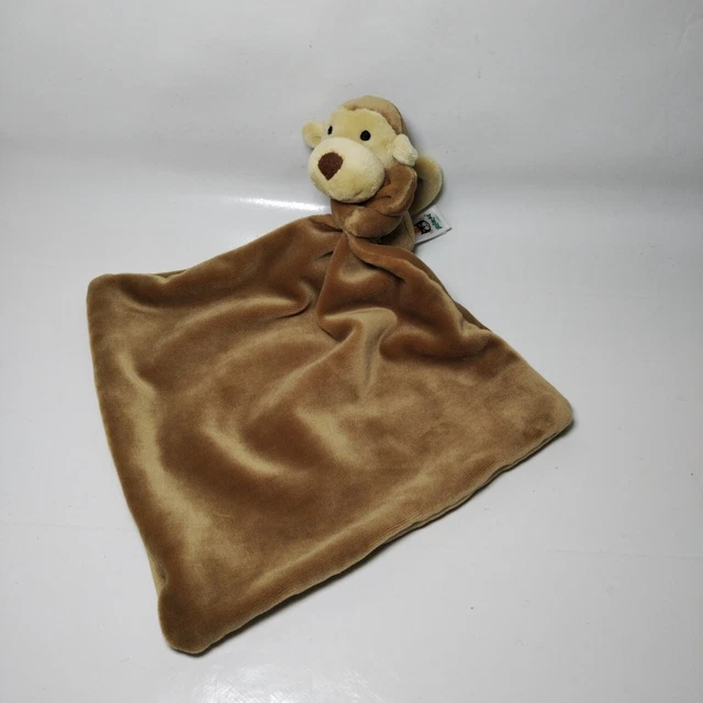 JELLYCAT MY FIRST Monkey Baby Comforter Blanket Plush Soft Toy Brown
