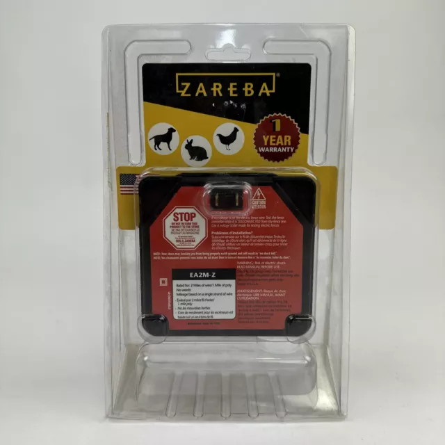 Zareba EAC2M-Z 2-Mile AC Low Impedance Fence Charger