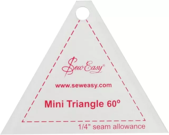 Sew Easy Mini Triangle 60 Degré Patchwork Matelassage Modèle NL4153.4