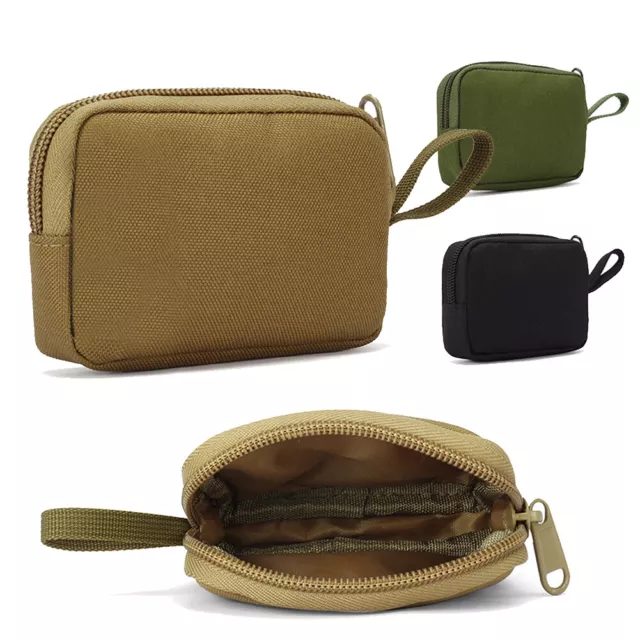 Tactical Wallet Small Card Pocket EDC Key Money Coin Purse Bag Portable Pouch US