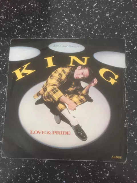 King Love & Pride 7” Vinyl Single Record 1984 CBS A4988