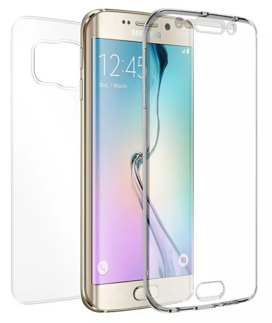 Tri-Max Protector de Pantalla Transparente Carcasa TPU Fino Curvo Funda Para