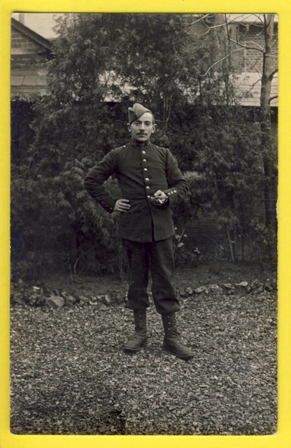cpa France Carte Photo MILITAIRES SOLDATS en Uniforme du 24e Régiment Rangers