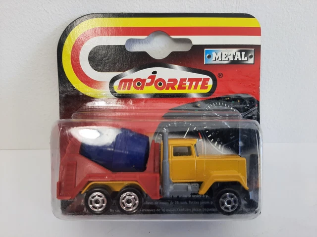 Camion Toupie Béton Majorette 3031 - Engin De Chantier, Blister D'origine