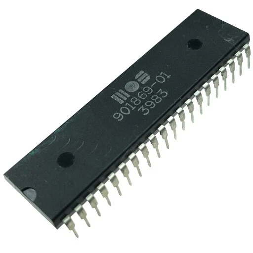[1pz] 901869-01 MOS 901869-01 COMMODORE AMIGA DIP40 USATO