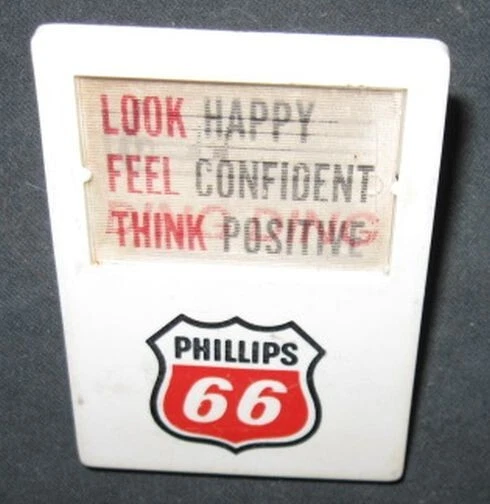 Vintage Phillips 66 Flicker Flasher Paper Clip