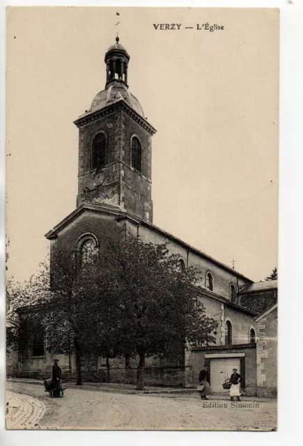 VERZY - Marne - CPA 51 - l' église