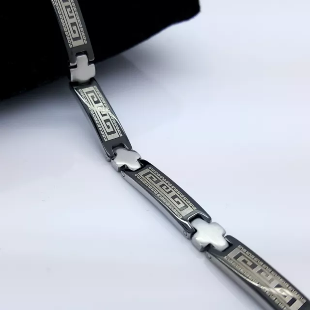 Bracelet En Acier Inoxydable Style Italien Bracelet Bijoux Homme Rs13 3
