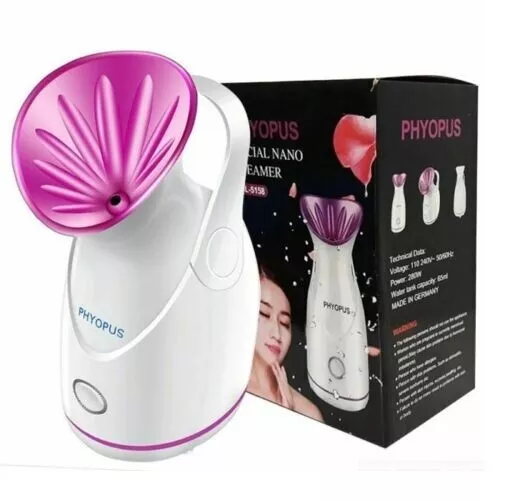 Sauna facciale facial steamer vapore pulizia viso sauna umidificatore pelle ioni