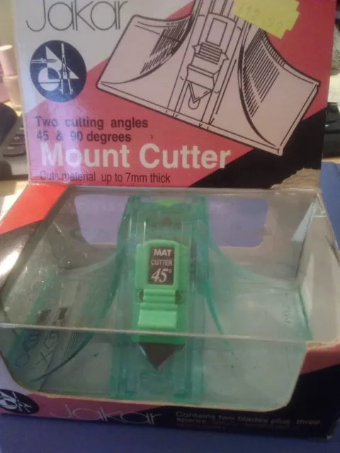 Jakar Mount Cutter 45 and 90 Degree 7mm thick used boxed