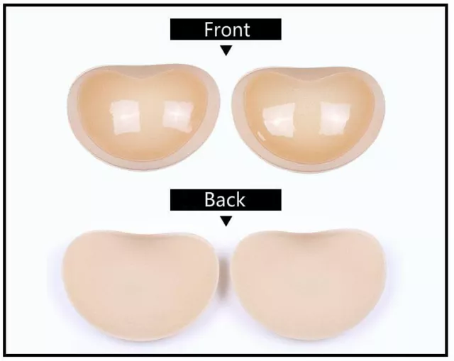 Silicone Insert Pads Gel Push Up Lift Plunge Bra Breast Enhancer Bikini Swimsuit 3