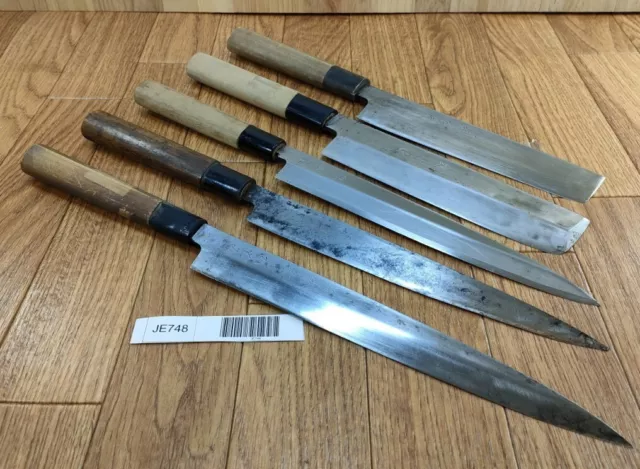 Japanisch Küchenchefs Küche Messer Set 5 Teile Yanagiba Usuba Aus Japan JE748