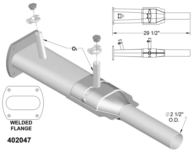 Catalytic Converter for 1987-1990 Ford E-350 Econoline 7.5L V8 GAS OHV