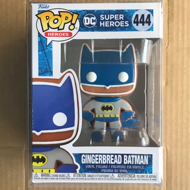 Funko Pop! Gingerbread Batman #444, Holiday, Christmas, DC Heroes, DC Comics