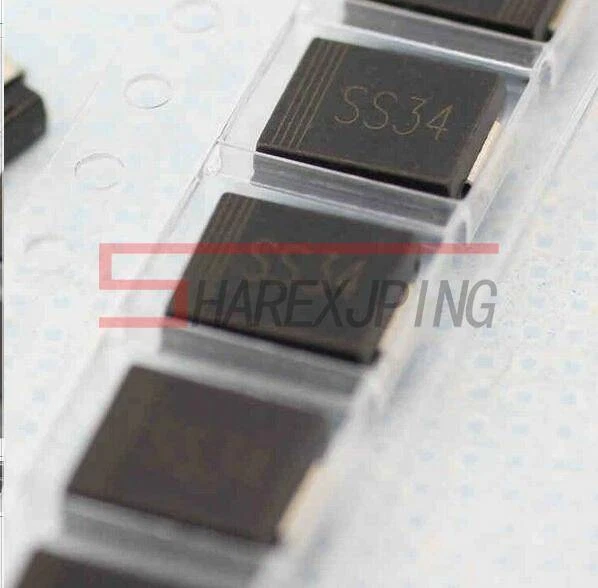 20PCS NEW SMC SS34 3A/40V 1N5822 DO-214AB Schottky Diodes