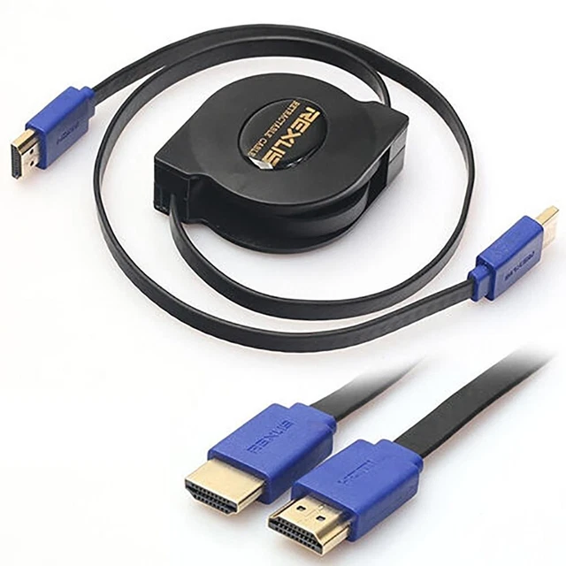 Juego Cable HDMI Retráctil Cable Cámara y Tablet PC Alta Definición