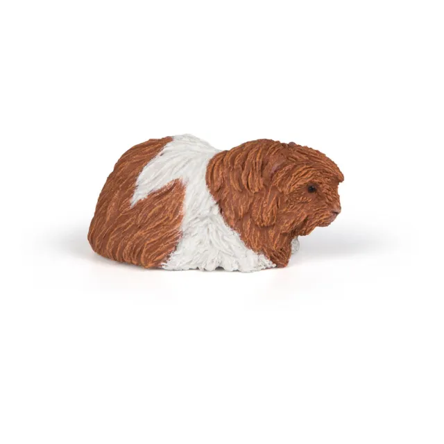 PAPO Wild Animal Kingdom Guinea Pig Toy Figure, Brown/White (50276)