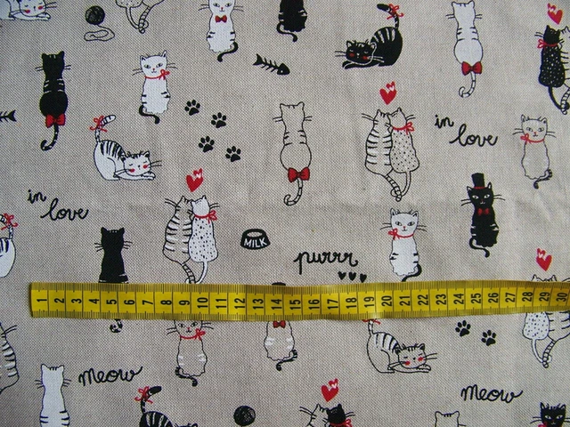 Coupon De Tissu Vintage Martine 1995 Pour Enfants - 82x136 Cm En Coton
