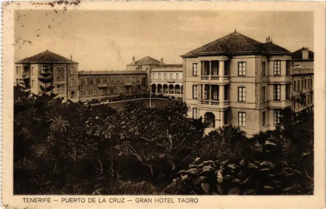 CPA AK TENERIFE Puerto de la Cruz Grand Hotel Taoro SPAIN (674023)