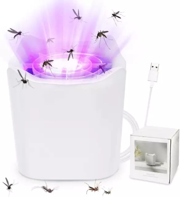 Bug Zapper, Mosquito Killer Lamp, UV Insect USB Charge Fly Zapper, Portable Elec