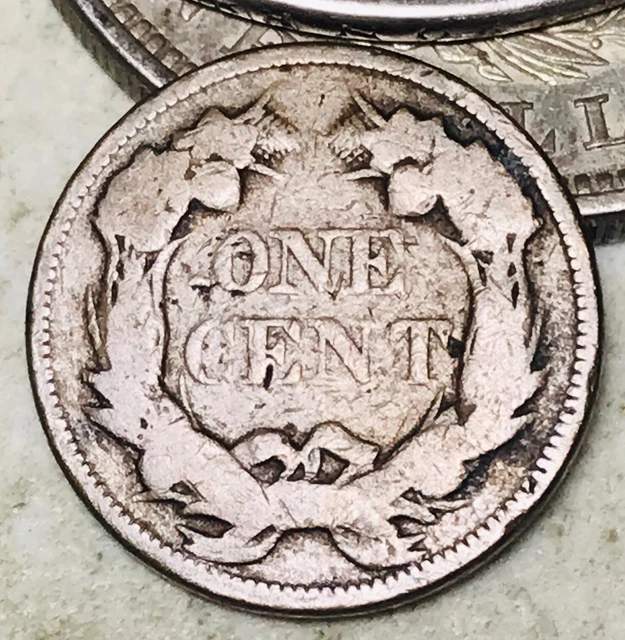 1857 Flying Eagle Cent One Penny 1C CN Ungraded Circulated US Coin CC18148