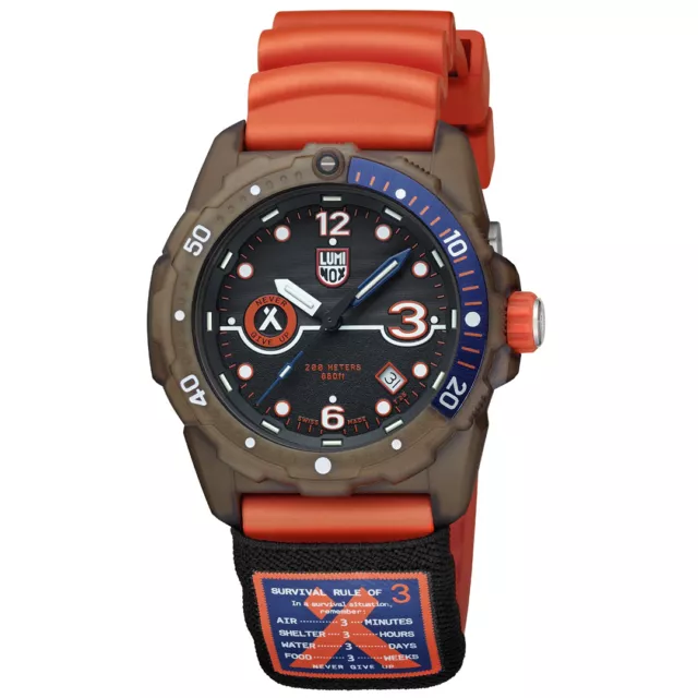 LUMINOX MEN'S XB.3729.ECO Bear Grylls Survival 42mm Quartz Watch $204. ...