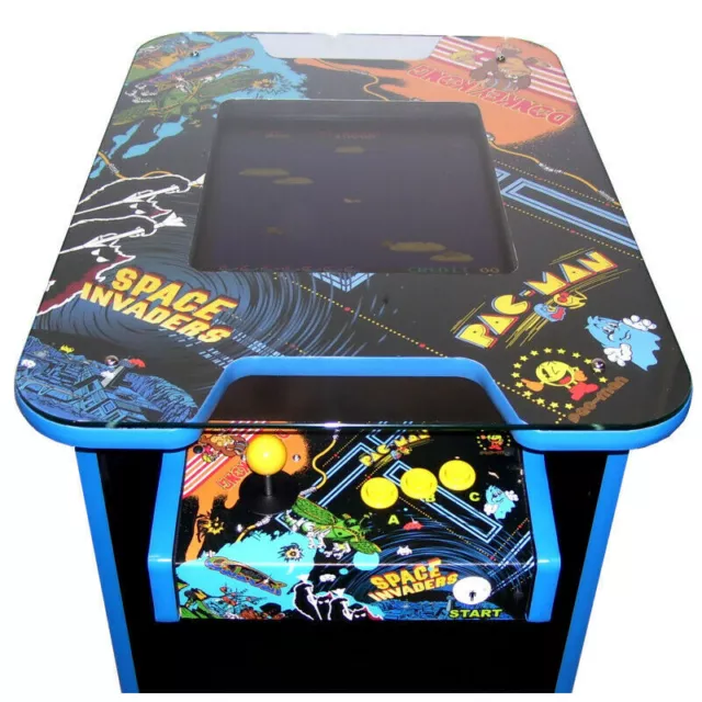 Arcade Machine Cocktail Table | 60 Retro JAMMA Free Play Games | Multigame Theme